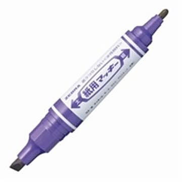 (業務用200セット) ZEBRA ゼブラ 水性ペン/紙用マッキー 【太字・細字/紫】 詰め替え式 WYT5-PU