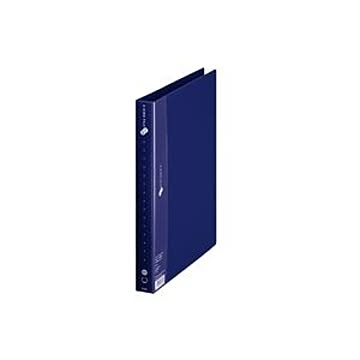 （まとめ）プラス 2リングファイルFC-102RF A4S 29mmネイビー【×10セット】