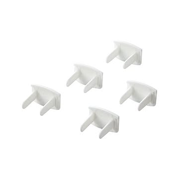 (まとめ)サンワサプライ コンセント安全キャップ TAP-CAP2P5×10セット