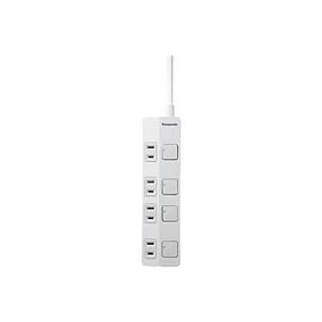 （まとめ）Panasonic パナソニック OAタップ WHS25149WP【×2セット】