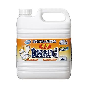 （まとめ）ミツエイ スマイルチョイス食器洗剤濃縮オレ大容量×3セット