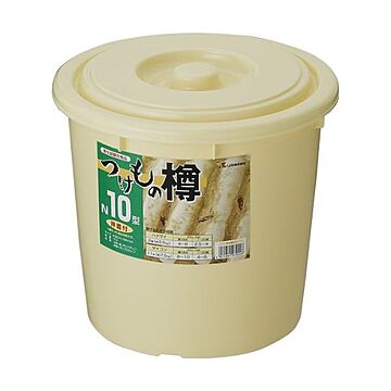 漬物樽/漬物容器 10型 3個セット 容量10L ポリエチレン 〔キッチン 台所〕