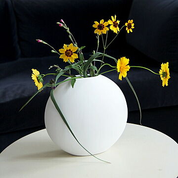 Cooee Design (クーイーデザイン) Pastille Vase (パスティールベース) 20cm ホワイト/サンド/グレー/ブラック