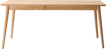 東谷 リズ ダイニングテーブル W160×D75×H69 ナチュラル