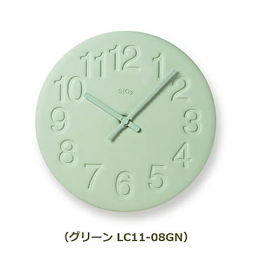 珪藻土の時計　LC11-08 メトロポリタンギャラリー Lemnos