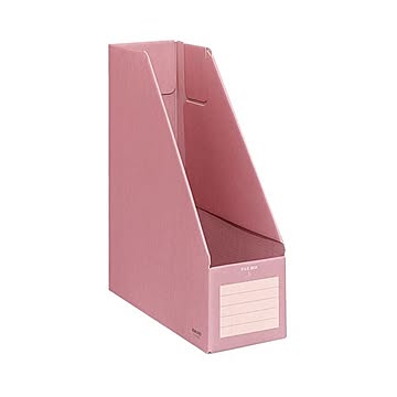 (まとめ) コクヨ ファイルボックスS A4タテ 背幅102mm ピンク フ-E450P 1冊  【×30セット】