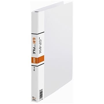 （まとめ買い）コレクト 名刺カードファイル CF-614-WH A4L 400名 【×2セット】