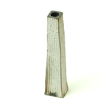 陶房金沢 中 縞加工 一輪挿し