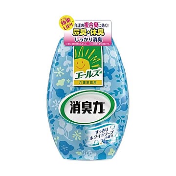 （まとめ）エステー エールズ 消臭力 部屋用ホワイトソープ 400ml 1個【×10セット】