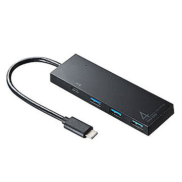 サンワサプライ USBTypeCハブ USB-3TCH8BK 管理No. 4969887780077