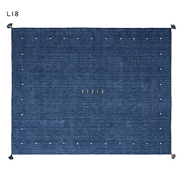 ギャッベ ラグ LORRI BUFF インド製 長方形 200x250cm 萩原