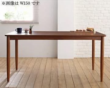 Timo 天然木ダイニングテーブル W120 ウォールナット ウレタン塗装 ブラウン