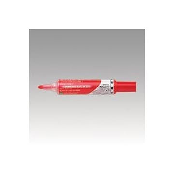 （まとめ） ぺんてる ノックル 後端プッシュ式 中字丸芯（2.1mm） EMWLM-B 赤 1本入 【×10セット】
