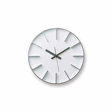 Lemnos レムノス DESIGN OBJECTS Shin Azumi edge clock エッジクロック AZ-0115 掛け時計 スイープセコンド デザイン時計