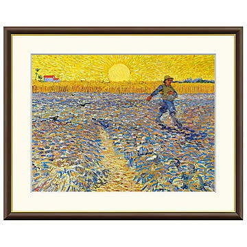 額絵 種まく人 フィンセント・ファン・ゴッホ 52x42cm 三幸