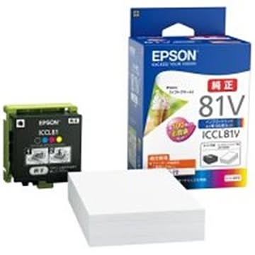 EPSON（エプソン） モバイルインク ICCL81V 4色+用紙セット