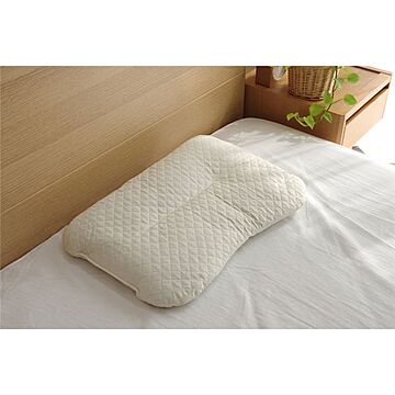 枕 ピロー 約35×50cm 無地 スペアミント くぼみ 平枕 箱付 側：綿100％ アロマが香る ベッドルーム 寝室【代引不可】