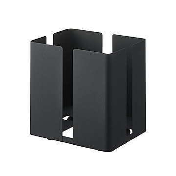 山崎実業 キャスター付きニューズラック タワー ブラック