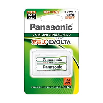 まとめ パナソニック ニッケル水素電池充電式EVOLTA スタンダードモデル 単4形 BK-4MLE/2BC 1パック2本 ×10セット
