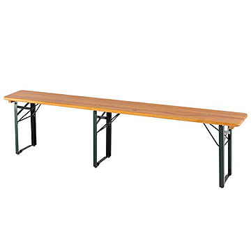 ベンチ 折りたたみ式 BEER BENCH 180 DARK GREEN F21-0397L 幅1790x奥行245x高さ450mm ダルトン