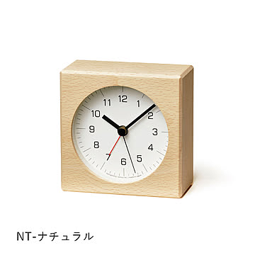 Lemnos レムノス TSUMIKI alarm JH17-04 ツミキアラーム 置時計 目覚まし時計 デザイン時計