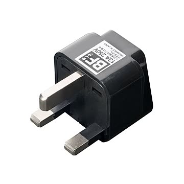 (まとめ)ミヨシ 海外電源プラグ変換アダプタ BFタイプ MBA-SBF×10セット