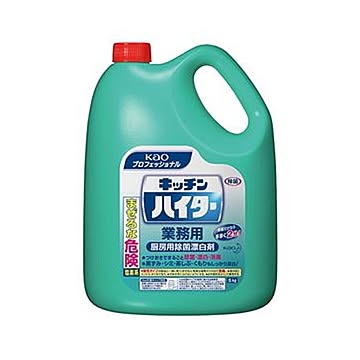 （まとめ）花王 キッチンハイター 業務用 5kg 1セット（3本）【×3セット】