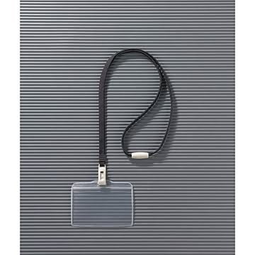つりさげ名札 10個入 N73SR-10P ブラック