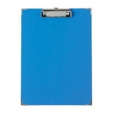 （まとめ） キングジム クリップボードA4E 青 【×20セット】