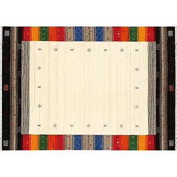防炎 ファインギャベ ラグマット 約70×120cm ホットカーペット対応