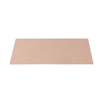 （まとめ） TANOSEE 木目調下敷付ダブルマット600×450mm 1枚 【×3セット】