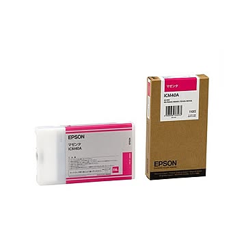 （まとめ） エプソン EPSON PX-Pインクカートリッジ マゼンタ 110ml ICM40A 1個 【×6セット】