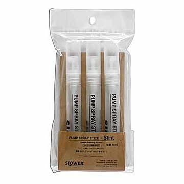 SLOWER スロウワー PUMP SPRAY STICK 「Stint (3P)」 ポンプスプレースティック 「スティント」 3本セット アルコール対応 スプレーボトル 詰め換え用スプレーボトル