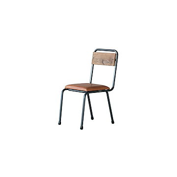 【受注生産】 SIKAKU シカク SD CHAIR SD CHAIR エスディー チェア / ダイニングチェア イス 椅子 いす カフェ シンプル クロカワ鉄 天然木 レザー