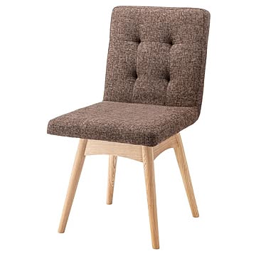 Kimi ダイニングチェア 2脚セット ブラウン m11861