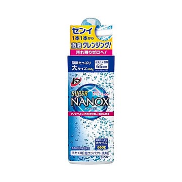 （まとめ） ライオン トップSUPER NANOX 本体 大サイズ 660g×10セット