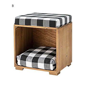 ペットスツール 完成品 PET-169 幅34x奥行29.5x高さ39cm 東谷