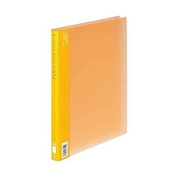(まとめ) ライオン事務器PPレターファイル(エール) A4タテ 120枚収容 背幅18mm オレンジ LF-363A-D 1冊 【×30セット】