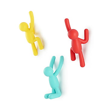 Umbra アンブラ Buddy Wall Hooks バディ フック 3個組 / 壁面収納 壁面フック ウォールフック