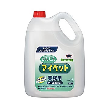 (まとめ) 花王 かんたんマイペット 業務用 4.5L 1本  【×5セット】