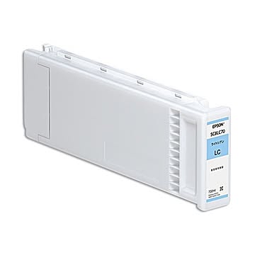 エプソン インクカートリッジライトシアン 700ml SC8LC70 1個