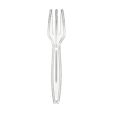 (まとめ) サンナップ 試食用 ミニフォーク 90mm 個包装 MF100P-CL 1パック(100本) 【×30セット】