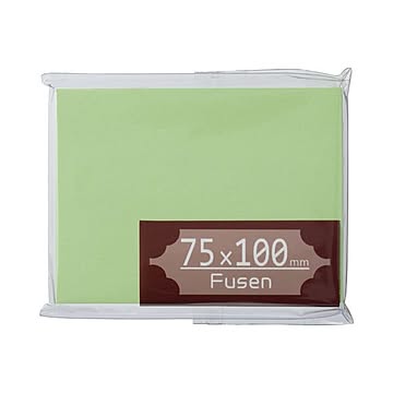 (まとめ) TANOSEE ふせん 75×100mm うぐいす 1冊 【×30セット】