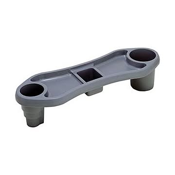 （まとめ）旭電機化成 ひざのせトレー グレーACT-101-GR 1個【×10セット】