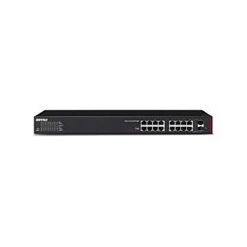 バッファロー 法人向け Giga対応 Layer2スマート/大容量PoEスイッチ 16ポート BS-GS2016P/HP