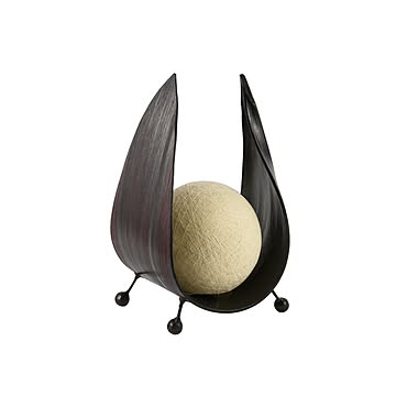 NAGASAWA Lighting 長澤ライティング TSUKIAKARI つきあかり (LED球付属) / テーブルランプ テーブルライト 卓上照明 E17 25W相当×1灯 ヤシの葉