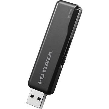 アイ・オー・データ機器 USB3.1 Gen 1（USB3.0）／USB2.0対応 スタンダードUSBメモリー ブラック64GB