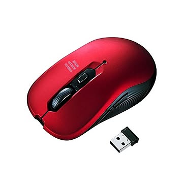 （まとめ） サンワサプライ ワイヤレスブルーLEDマウス MA-WBL113R 【×3セット】