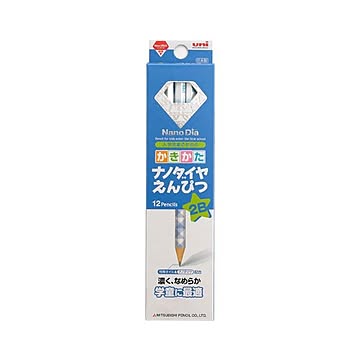 （まとめ） 三菱鉛筆 かきかたナノダイヤえんぴつ K69012B 青 12本入 【×3セット】