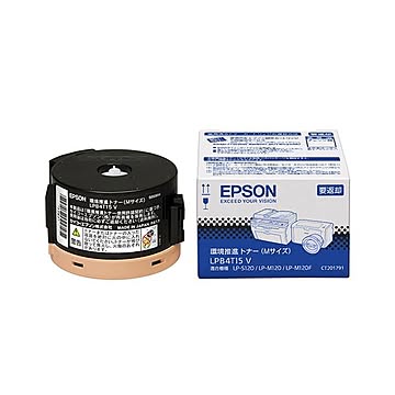 (まとめ）エプソン EPSON 環境推進トナー Mサイズ LPB4T15V 1個【×3セット】